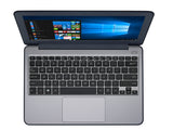 ASUS W202NA-C1-CA Intel® Celeron® N N3350 Laptop 29.5 cm (11.6") HD 4 GB LPDDR3-SDRAM 64 GB eMMC Wi-Fi 5 (802.11ac) Windows 10 Pro Blue