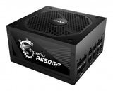MSI MPG A650GF UK PSU '650W, 80 Plus Gold certified, Fully Modular, 100% Japanese Capacitor, Flat Cables, ATX Power Supply Unit, UK Powercord, Black, Support Latest GPU'