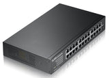 Zyxel GS1100-24E network switch Unmanaged Gigabit Ethernet (10/100/1000) Black