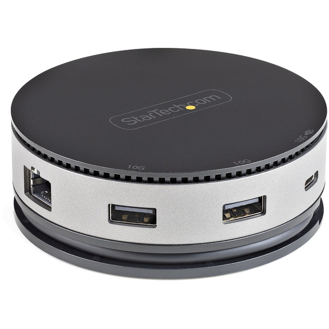 StarTech.com USB C Multiport Adapter - USB 3.1 Gen 2 10Gbps Type-C Mini Dock with 4K 60Hz HDMI/DisplayPort or 1080p VGA - 75W PD Passthrough, 3-Port USB Hub, GbE - Mobile Docking Station