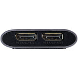 StarTech.com Thunderbolt to Dual DisplayPort Adapter DP 1.4, Dual 4K 60Hz or Single 8K/5K Thunderbolt to DP Converter, 2x DisplayPort Monitor Video Display Adapter - Mac & Windows