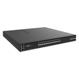 EnGenius L3 STACKABLE ECS8830F 24X10G SFP+ 6 100G QSFP28 Managed Power over Ethernet (PoE) 1U Black