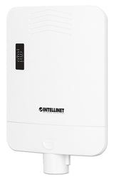Intellinet Outdoor PoE-Powered 5-Port Gigabit Switch with PoE Passthrough / 4-Port PoE+ Extender