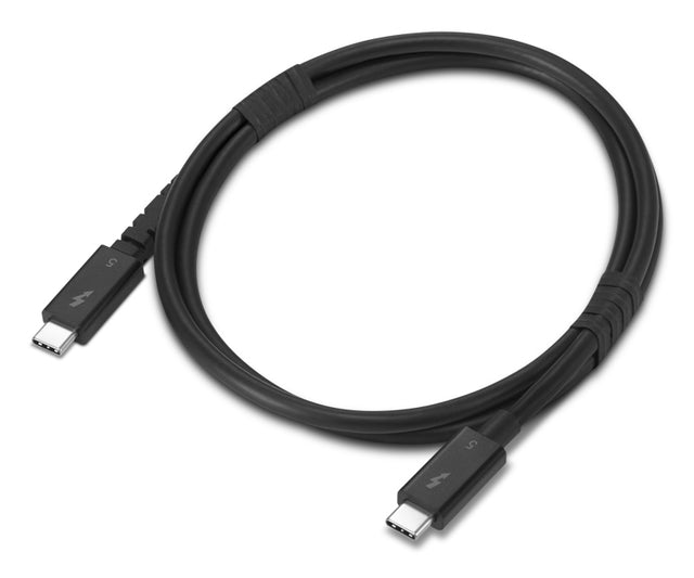 Lenovo 4X91U94411 Thunderbolt cable 1 m 80 Gbit/s Black