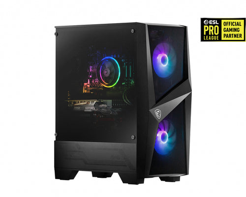 MSI Codex R 10SC-004CA Intel® Core™ i5 i5-10400F 16 GB DDR4-SDRAM 512 GB SSD NVIDIA® GeForce RTX™ 2060 Windows 10 Home Desktop PC Black