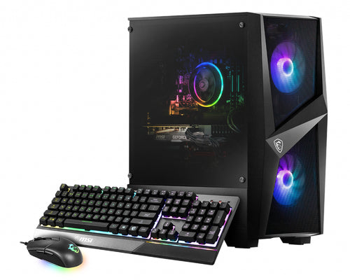 MSI Codex R 10SC-004CA Intel® Core™ i5 i5-10400F 16 GB DDR4-SDRAM 512 GB SSD NVIDIA® GeForce RTX™ 2060 Windows 10 Home Desktop PC Black