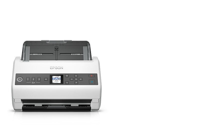 Epson DS-730N Sheet-fed scanner 600 x 600 DPI A4 Black, Grey
