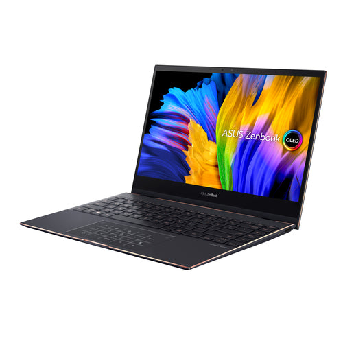 ASUS Zenbook Flip 13 OLED UX371EA-XH79T-CA laptop Intel® Core™ i7 i7-1165G7 Hybrid (2-in-1) 33.8 cm (13.3") Touchscreen 4K Ultra HD 16 GB LPDDR4x-SDRAM 1 TB SSD Wi-Fi 6 (802.11ax) Windows 11 Pro Black