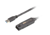 ATEN UE3315A USB cable USB 3.2 Gen 1 (3.1 Gen 1) 15 m USB A 5 Gbit/s Black