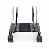 StarTech.com Computer Tower Cart, Rolling Mobile CPU Caddy on Wheels/Casters, Max Load 46.3lb/21kg, Adjustable PC Case Mount, Desktop Floor Stand, Steel Dolly, TAA