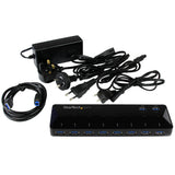 StarTech.com 10-Port USB 3.0 Hub with Charge and Sync Ports - 5Gbps - 2 x 1.5A Ports
