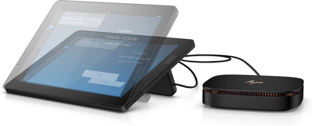 HP Elite Slice Intel® Core™ i5 i5-7500T 8 GB DDR4-SDRAM 128 GB SSD Windows 10 IoT Enterprise USFF Mini PC Black