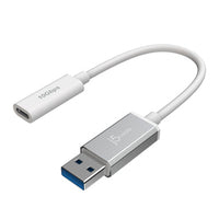 j5create JUCX35 USB cable 0.1 m USB C USB A 10 Gbit/s White