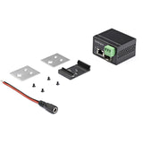 StarTech.com PoE+ Industrial Fiber to Ethernet Media Converter 30W - SFP to RJ45 - Singlemode/Multimode Fiber to Copper Gigabit Ethernet - Mini/Compact Size - IP-30/ -40 to +75C - TAA