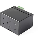 StarTech.com PoE+ Industrial Fiber to Ethernet Media Converter 30W - SFP to RJ45 - Singlemode/Multimode Fiber to Copper Gigabit Ethernet - Mini/Compact Size - IP-30/ -40 to +75C - TAA