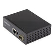 StarTech.com PoE+ Industrial Fiber to Ethernet Media Converter 60W - SFP to RJ45 - Singlemode/Multimode Fiber to Copper Gigabit Ethernet - Compact Size - IP-30/ -40 to +75C - TAA