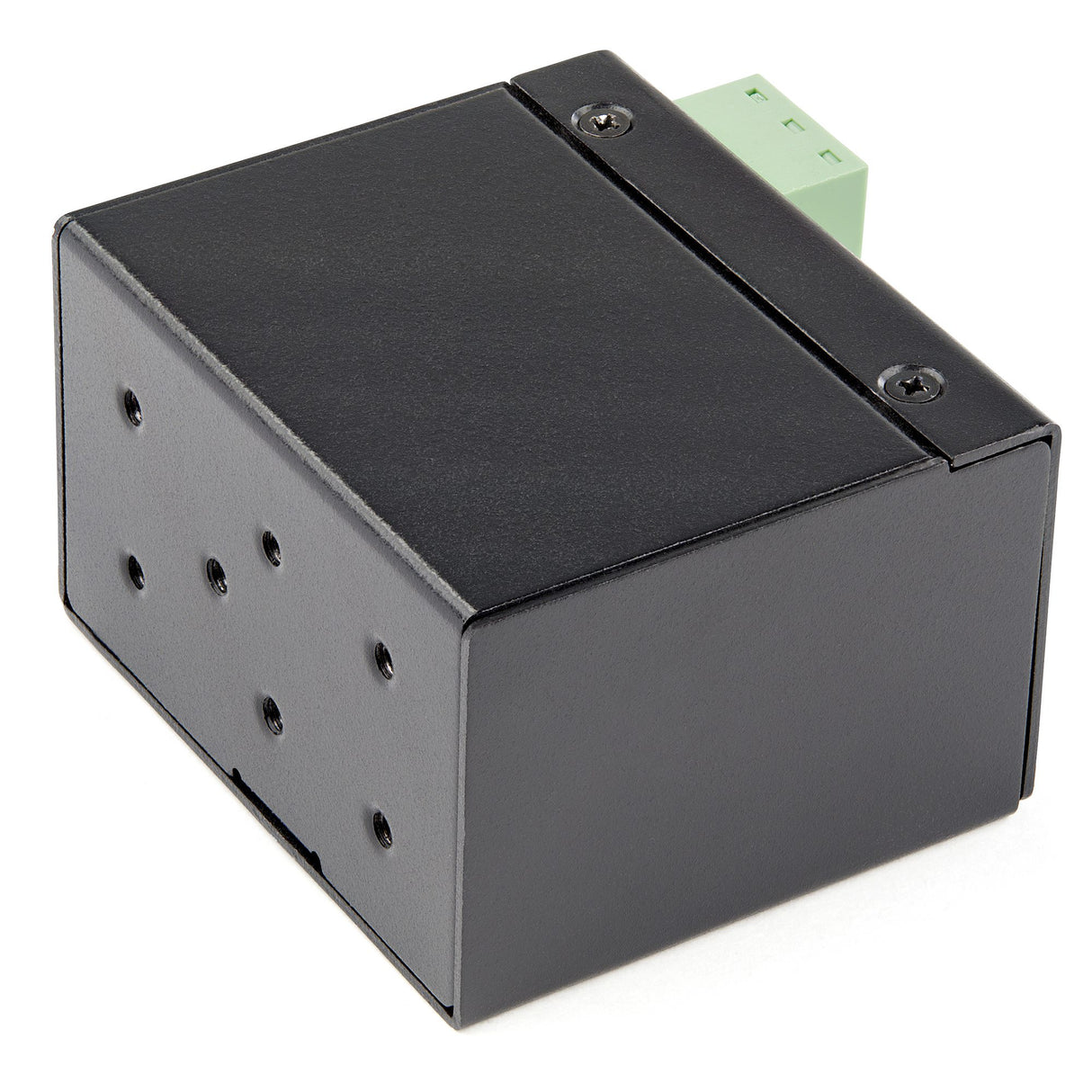 StarTech.com Industrial Fiber to Ethernet Media Converter - 100Mbps SFP to RJ45/Cat6 - Singlemode/Multimode Optical Fiber to Copper Network - 12-56V DC - IP-30/ -40 to +75C - TAA
