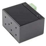 StarTech.com Industrial Fiber to Ethernet Media Converter - 100Mbps SFP to RJ45/Cat6 - Singlemode/Multimode Optical Fiber to Copper Network - 12-56V DC - IP-30/ -40 to +75C - TAA