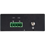 StarTech.com Industrial 5 Port Gigabit PoE Switch - 30W - Power Over Ethernet Switch - Hardened GbE PoE+ Unmanaged Switch - Rugged High Power Gigabit Network Switch IP-30/-40 C to 75 C - TAA