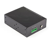 StarTech.com Industrial Gigabit Ethernet PoE Injector - 30W 802.3at PoE+ Midspan 48V-56VDC DIN Rail Power Over Ethernet Injector Adapter - -40C to +75C Cameras/Sensors/WiFi Access - TAA