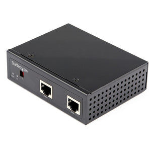 StarTech.com Industrial Gigabit PoE Splitter - 90W High Speed Power over Ethernet PoE+++ Splitter - 12-48V DC Splitter 802.3bt - LAN/RJ45 Ultra PoE to DC Adapter - -40C to +75C - TAA