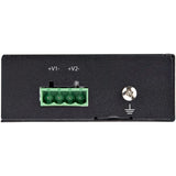 StarTech.com Industrial Gigabit PoE Splitter - 90W High Speed Power over Ethernet PoE+++ Splitter - 12-48V DC Splitter 802.3bt - LAN/RJ45 Ultra PoE to DC Adapter - -40C to +75C - TAA