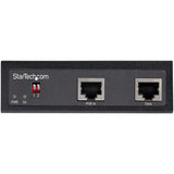 StarTech.com Industrial Gigabit PoE Splitter - 90W High Speed Power over Ethernet PoE+++ Splitter - 12-48V DC Splitter 802.3bt - LAN/RJ45 Ultra PoE to DC Adapter - -40C to +75C - TAA