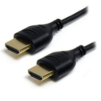 StarTech.com 6ft (1.8m) Slim HDMI Cable, 4K High Speed HDMI Cable with Ethernet, 4K 30Hz UHD HDMI Cord, 10.2 Gbps Bandwidth, HDMI 1.4 Video / Display Cable 36AWG, HDCP 1.4 - Thin HDMI Cable