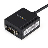 StarTech.com 6ft (1.8m) 1-Port FTDI USB to Serial RS232 Adapter Cable with COM Retention, USB to RS232 Adapter - TAA