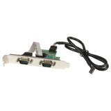 StarTech.com 24in Internal USB Motherboard Header to 2 Port Serial RS232 Adapter - TAA