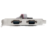 StarTech.com 24in Internal USB Motherboard Header to 2 Port Serial RS232 Adapter - TAA