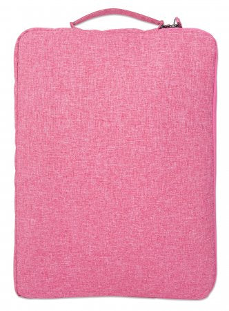 Manhattan Seattle Laptop Sleeve 15.6", Coral, Padded, Extra Soft Internal Cushioning, Main Compartment with double zips, Zippered Front Pocket, Carry Loop, Water Resistant and Durable, Notebook Slipcase, Three Year Warranty