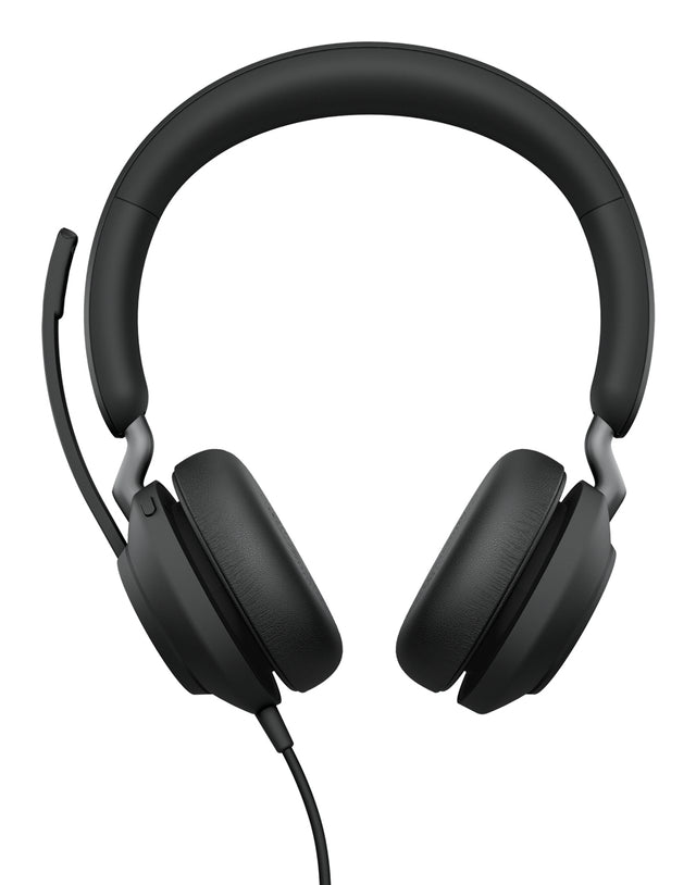 Jabra Evolve2 40 SE MS Stereo Headset Wired Head-band Calls/Music USB Type-C / USB Type-A Black