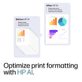 HP OfficeJet Pro Wireless Color Printer, Instant Ink; Two-sided printing