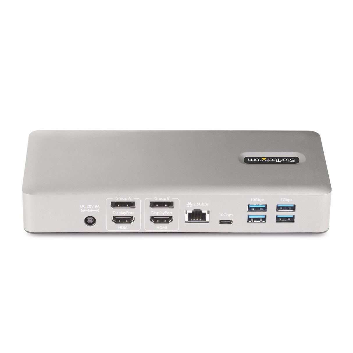 StarTech.com Thunderbolt 4 Dock - Dual 4K Macbook Pro and M4 Air, Quad Monitor 4K Windows, 16 Port 40Gbps Laptop Docking Station with 100W Charging, 2 x HDMI, 2 x DisplayPort