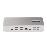 StarTech.com Thunderbolt 4 Dock - Dual 4K Macbook Pro and M4 Air, Quad Monitor 4K Windows, 16 Port 40Gbps Laptop Docking Station with 100W Charging, 2 x HDMI, 2 x DisplayPort