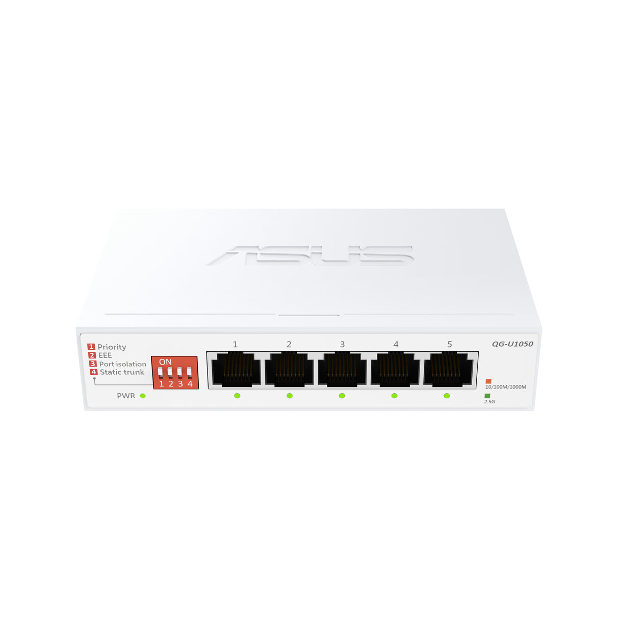 ASUS QG-U1050 Unmanaged 2.5G Ethernet (100/1000/2500) White