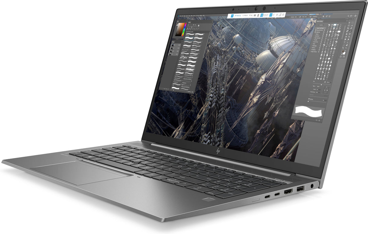 HP ZBook G7 Intel® Xeon® W-10885M Mobile workstation 39.6 cm (15.6") Full HD 64 GB DDR4-SDRAM 512 GB SSD NVIDIA Quadro T2000 Wi-Fi 6 (802.11ax) Windows 10 Pro for Workstations Silver