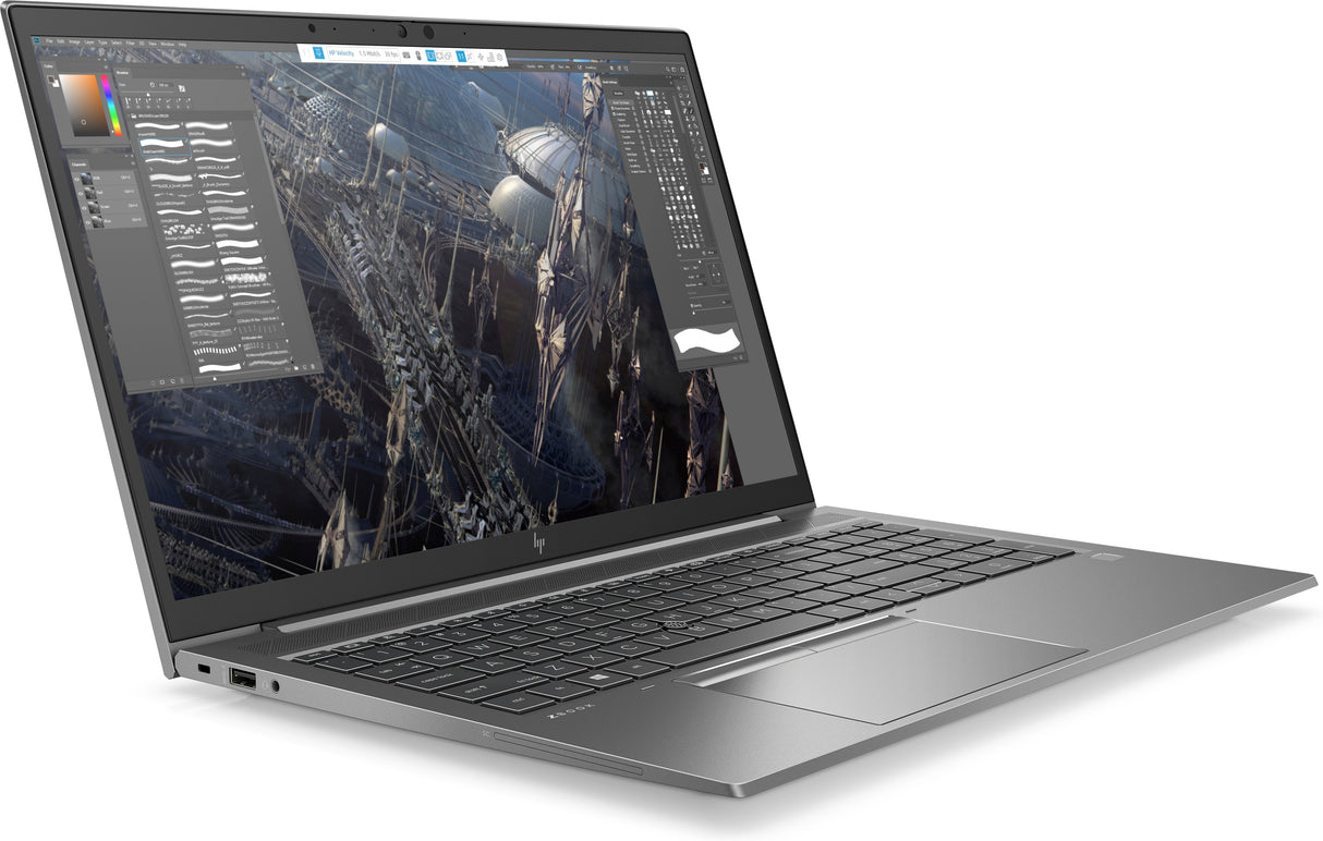 HP ZBook G7 Intel® Xeon® W-10885M Mobile workstation 39.6 cm (15.6") Full HD 64 GB DDR4-SDRAM 512 GB SSD NVIDIA Quadro T2000 Wi-Fi 6 (802.11ax) Windows 10 Pro for Workstations Silver