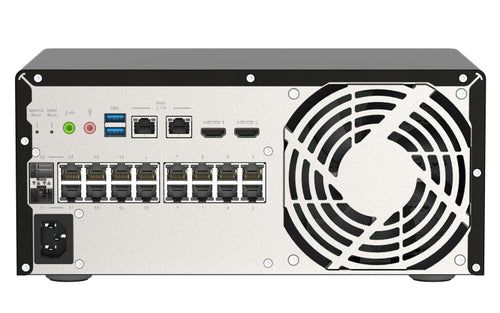 QNAP QGD-3014-16PT-8G network switch Managed Gigabit Ethernet (10/100/1000) Power over Ethernet (PoE) Black