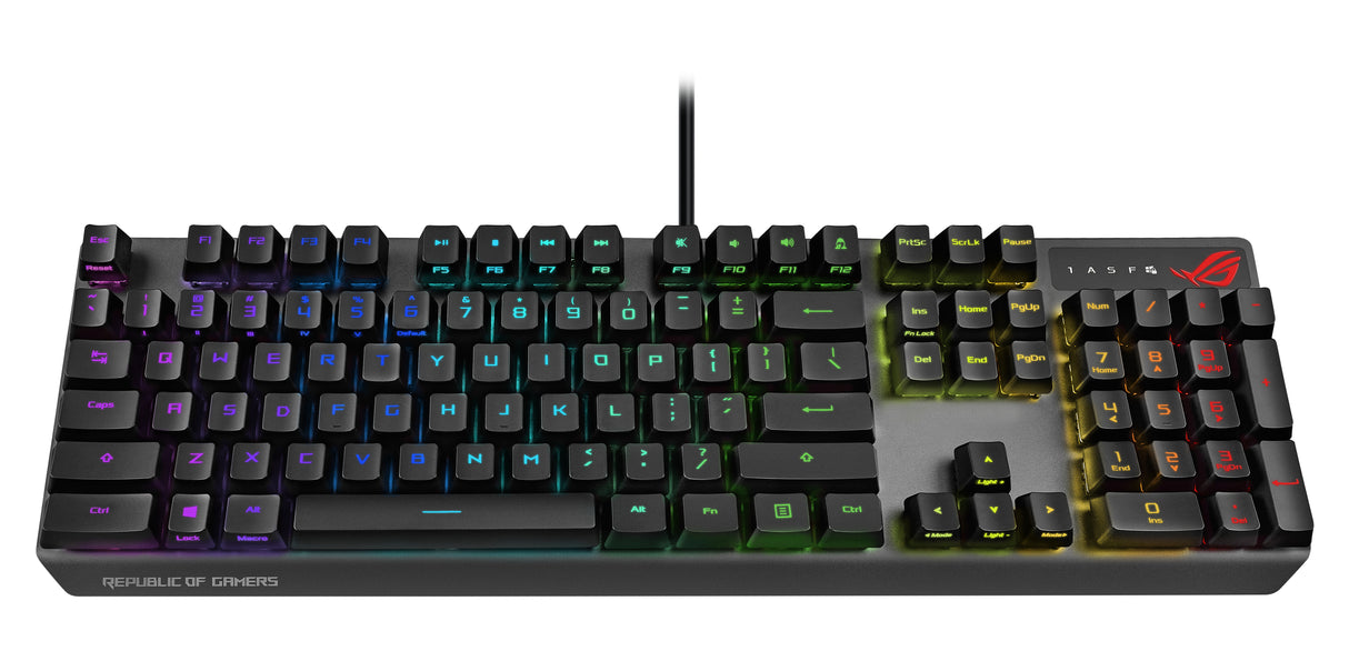ASUS ROG Strix Scope RX keyboard Gaming USB QWERTY Black