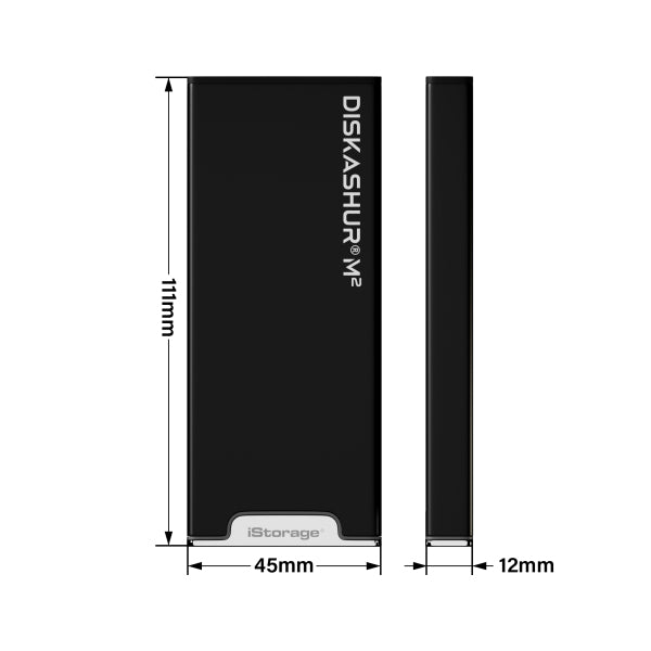 iStorage diskAshur M² SSD 1TB | Secure Portable Solid State Drive | FIPS 140-3 Level 3 Compliant | Common Criteria EAL 5+ | OS & Platform Independent |GDPR, TAA Compliant|Brute force hack defence | Dust/Water Resistant