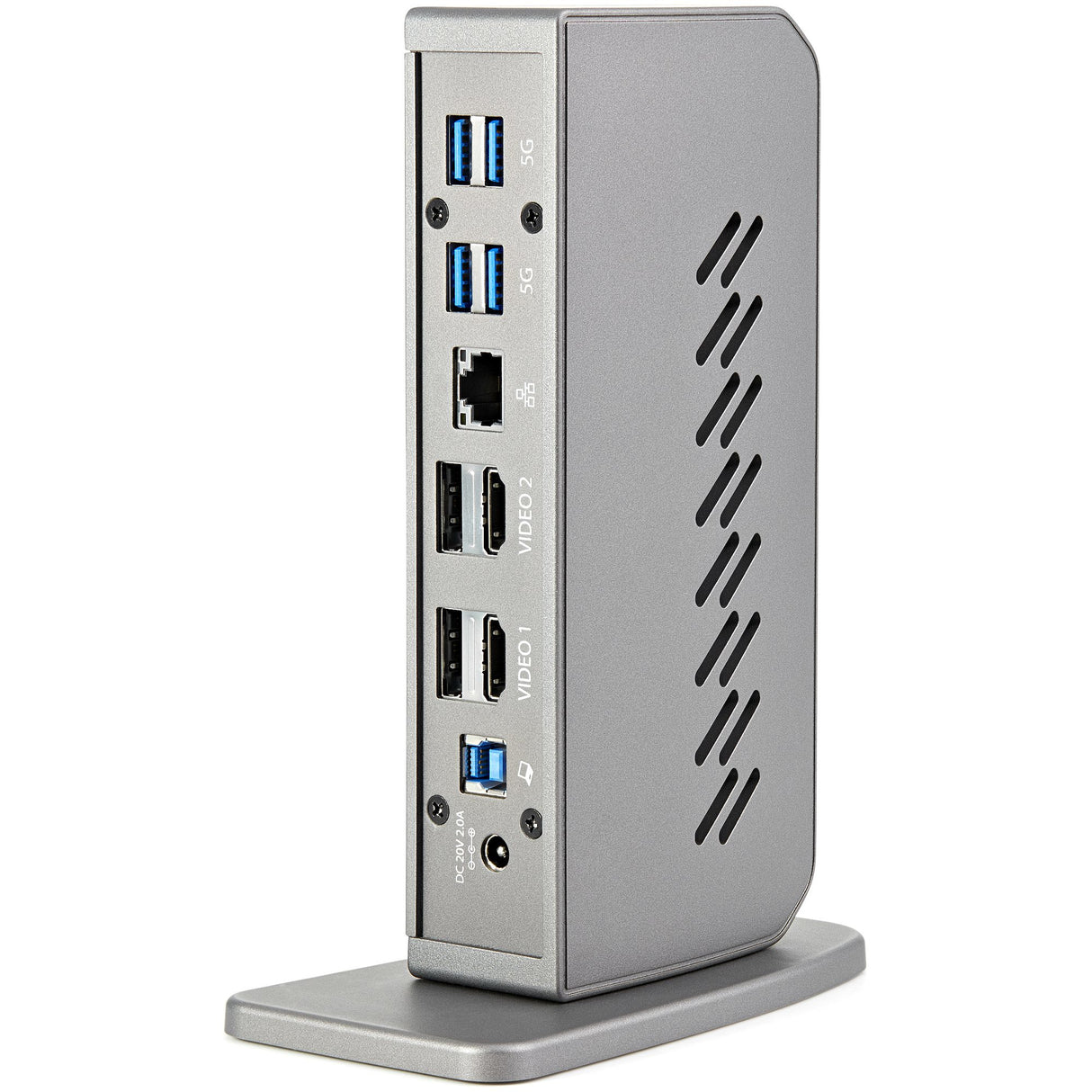 StarTech.com USB-C USB-A Dock - Hybrid Universal USB 3.0 Docking Station for USB-C or USB-A Laptop - Dual Monitor 4K 60Hz HDMI/DisplayPort - 6x USB-A, GbE - USB 5Gbps - Windows/Mac
