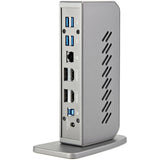 StarTech.com USB-C USB-A Dock - Hybrid Universal USB 3.0 Docking Station for USB-C or USB-A Laptop - Dual Monitor 4K 60Hz HDMI/DisplayPort - 6x USB-A, GbE - USB 5Gbps - Windows/Mac