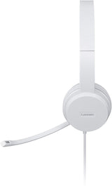 Lenovo 110 Headset Wired Head-band Office/Call center USB Type-A Grey