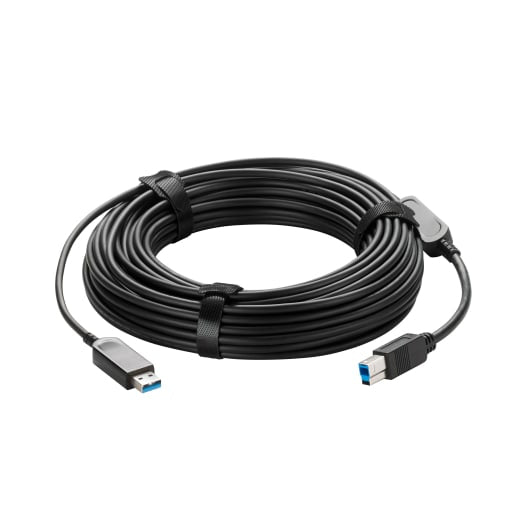 Vaddio 440-1005-065 USB cable USB 3.2 Gen 1 (3.1 Gen 1) 20 m USB A USB B 5 Gbit/s Black