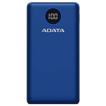 ADATA P20000QCD Lithium Polymer (LiPo) 20000 mAh Blue