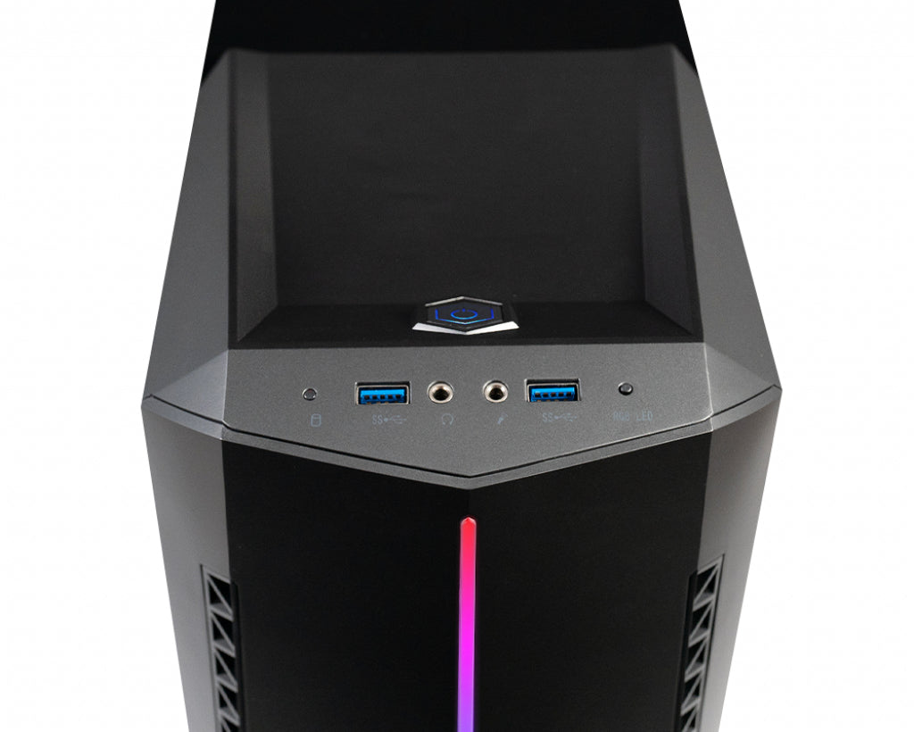 MSI Aegis 10SC-221US Intel® Core™ i5 i5-10400F 16 GB DDR4-SDRAM 1.24 TB HDD+SSD NVIDIA® GeForce RTX™ 2060 Windows 10 Home Tower PC Black