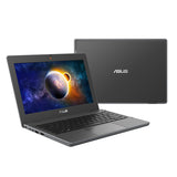 ASUS BR1100FKA-XS04T laptop Intel® Celeron® N N4500 Hybrid (2-in-1) 29.5 cm (11.6") Touchscreen HD 4 GB DDR4-SDRAM 128 GB eMMC Wi-Fi 5 (802.11ac) Windows 10 Pro Grey