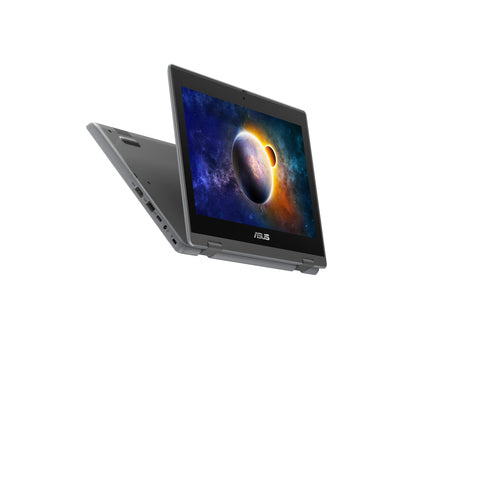 ASUS BR1100FKA-XS04T laptop Intel® Celeron® N N4500 Hybrid (2-in-1) 29.5 cm (11.6") Touchscreen HD 4 GB DDR4-SDRAM 128 GB eMMC Wi-Fi 5 (802.11ac) Windows 10 Pro Grey